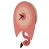 Modern Moose Flamingo Wooden Pendulum Clock - Image 2