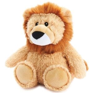 cute microwavable stuffed lion warmie. stuffed with real lavender.