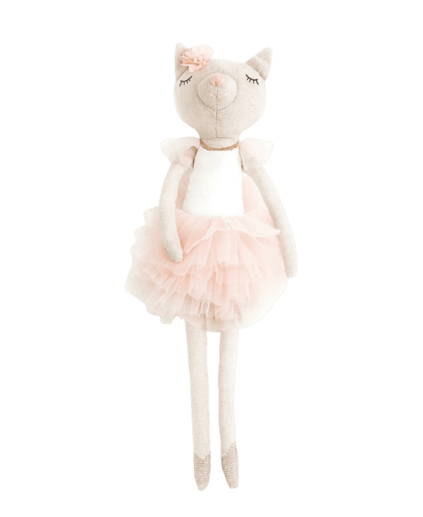 Long leg ballerina cat doll wearing tutu
