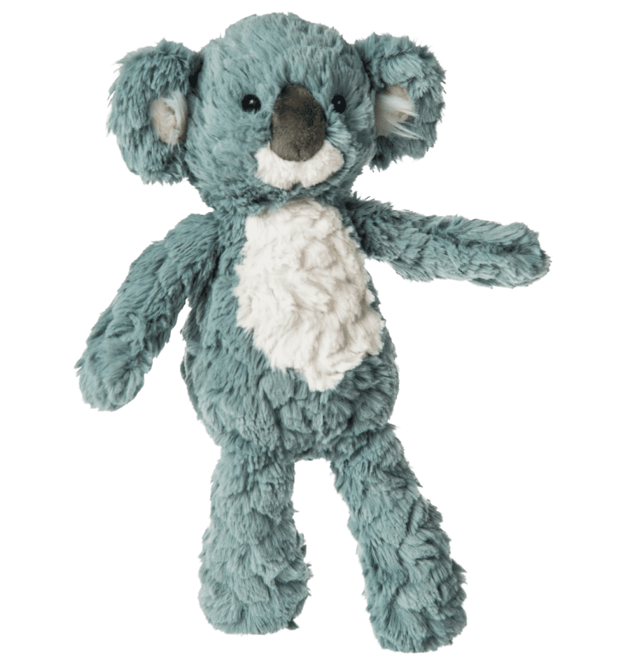 Plush teal koala toy