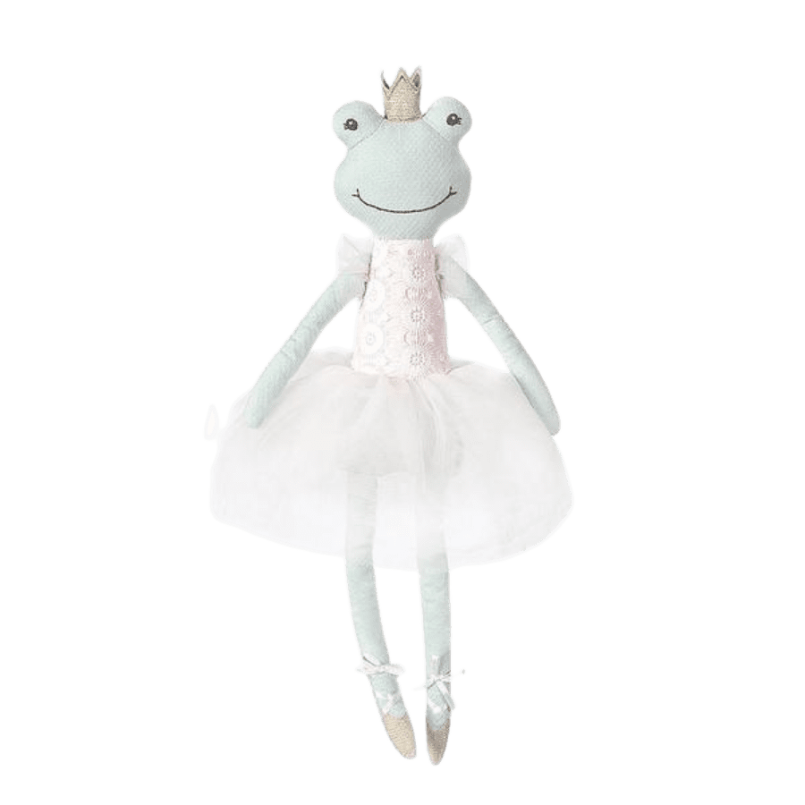 Ballerina Frog Doll Wearing a tutu